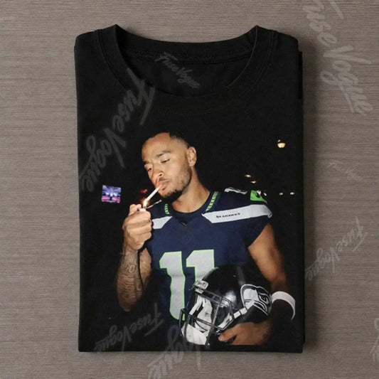 Jaxon Smith-Njigba Football T-shirt - FUSEVOGUE