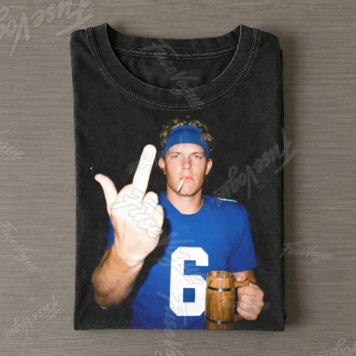 JD6 Giants Football Tee - FUSEVOGUE