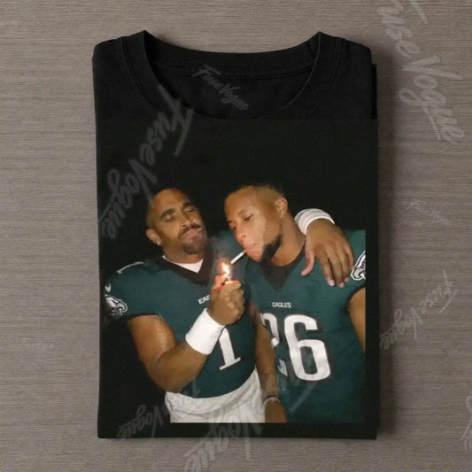 JH & SB Football T-shirt - FUSEVOGUE