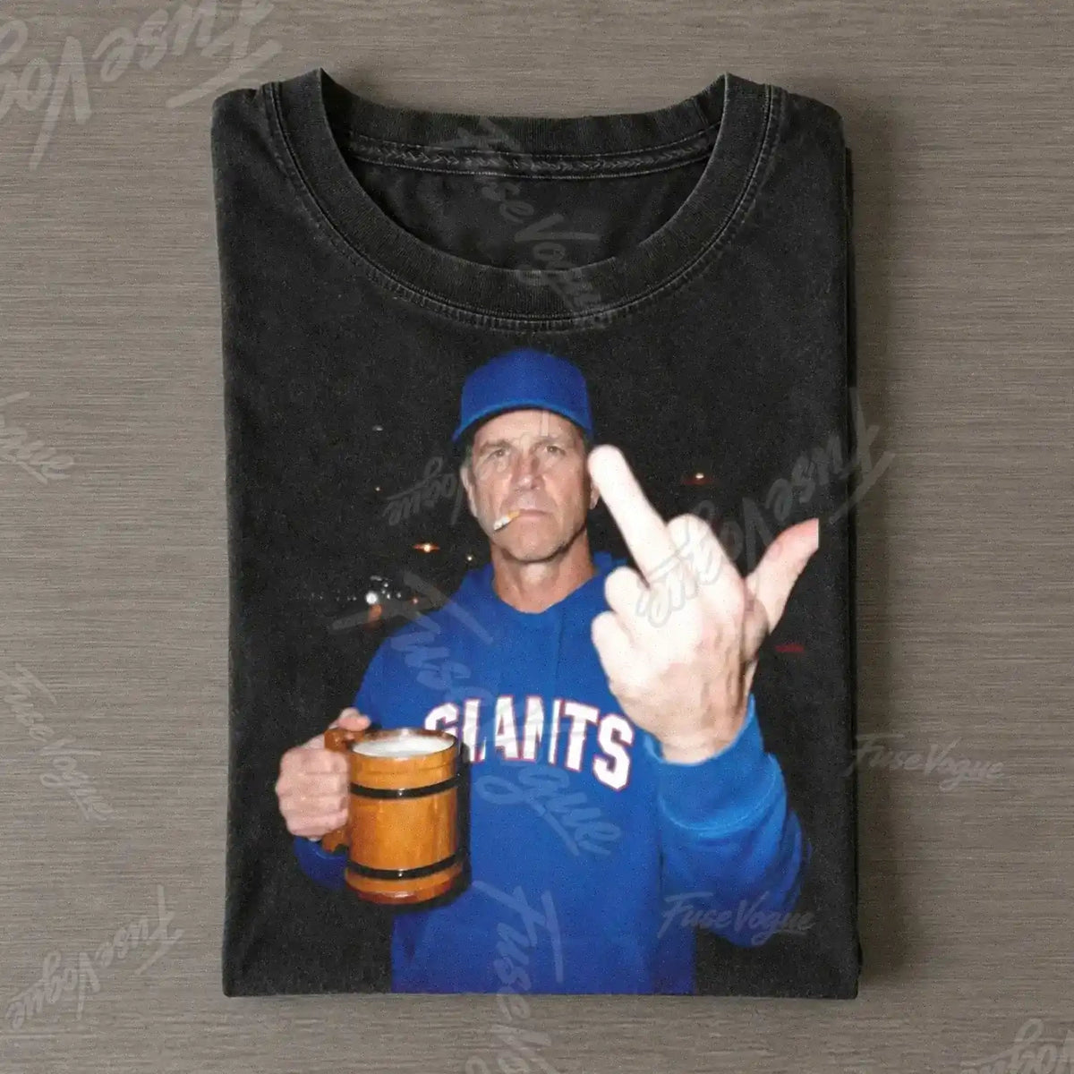 John Harbaugh Giants Football Tee - FUSEVOGUE