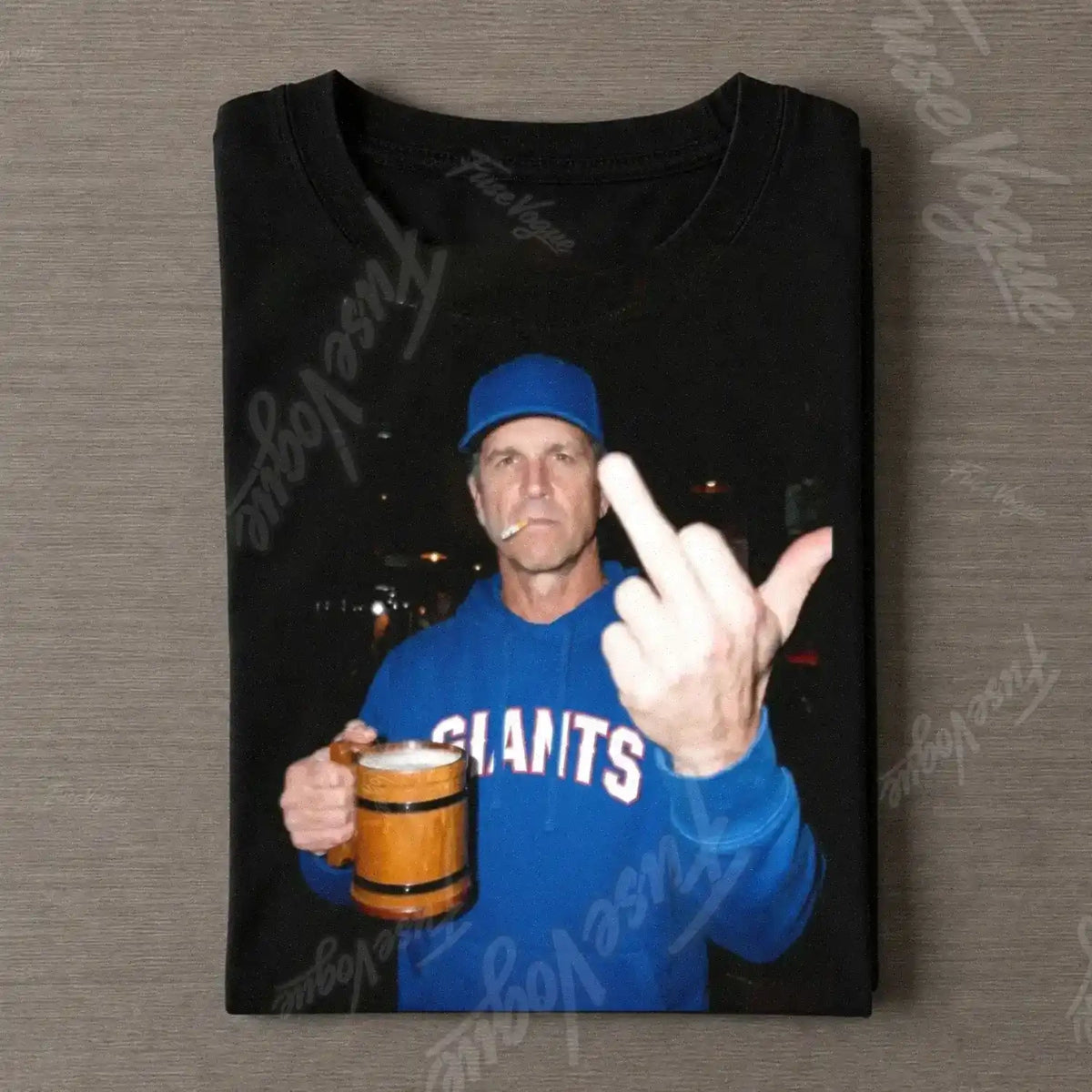 John Harbaugh Giants Football Tee - FUSEVOGUE