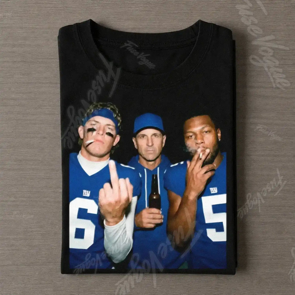 John Harbaugh & JD6 & KT5 Giants Football Tee [ad642011] - FUSEVOGUE