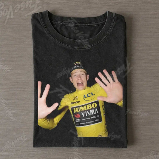 Jonas Vingegaard 2026 Vintage Crying Tee - FUSEVOGUE