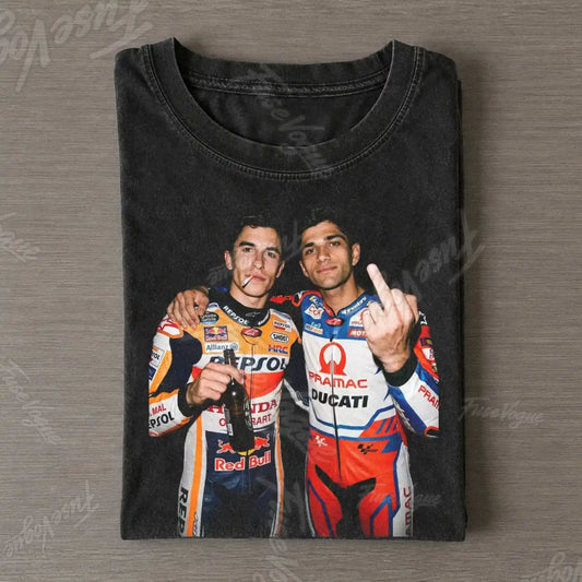Jorge Martín & Marc Márquez Moto GP T-shirt - FUSEVOGUE