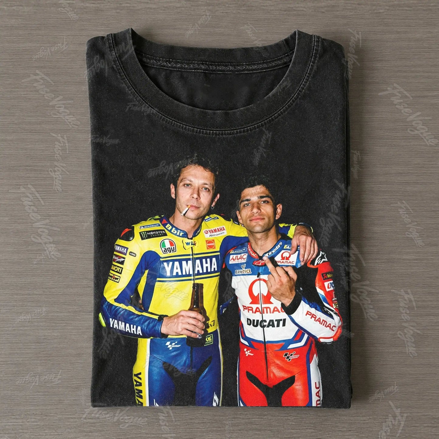 Jorge Martín & Valentino Rossi Moto GP T-shirt - FUSEVOGUE