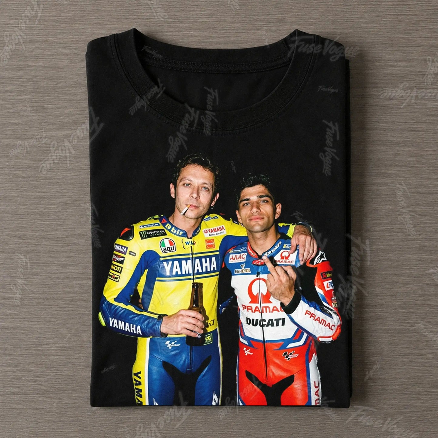 Jorge Martín & Valentino Rossi Moto GP T-shirt - FUSEVOGUE
