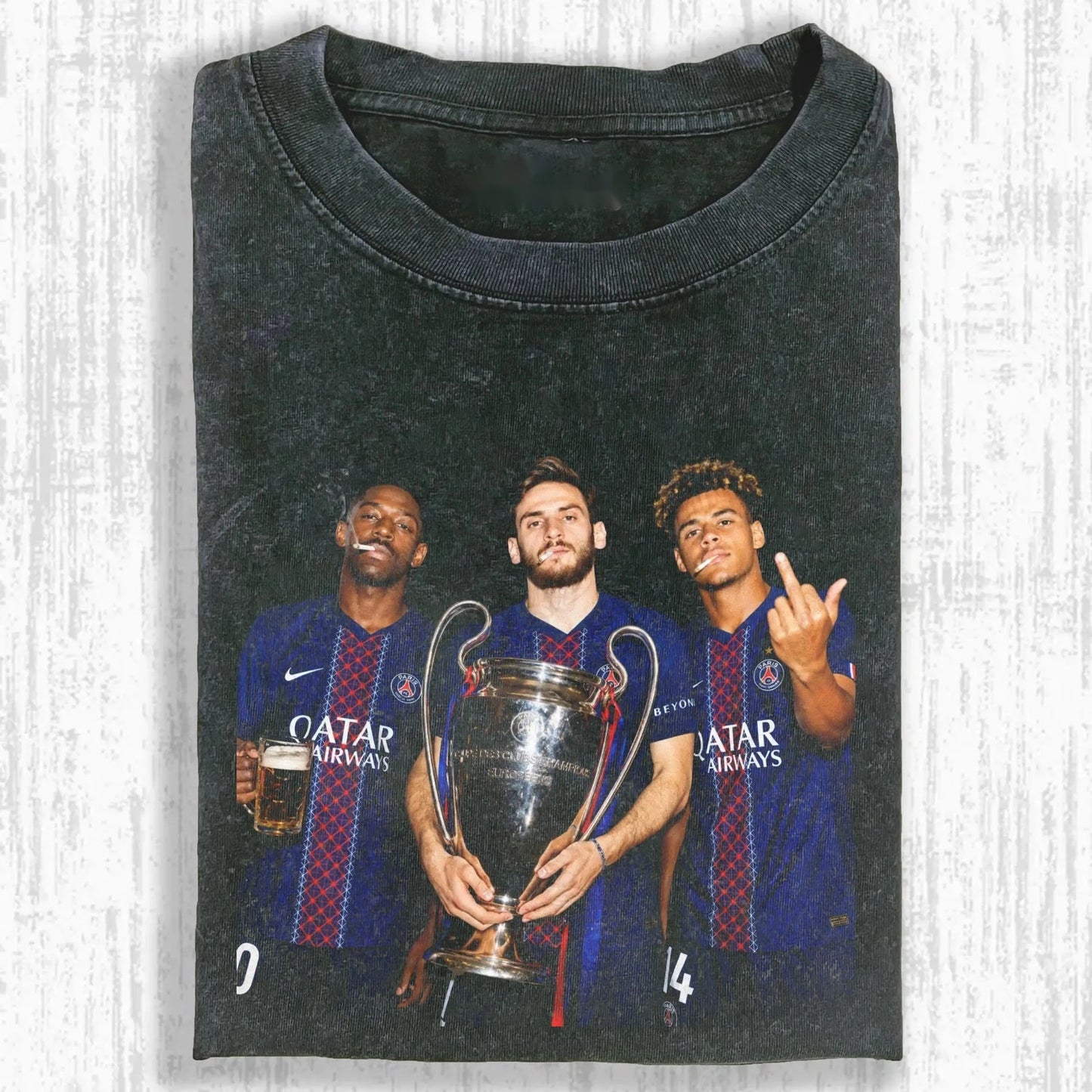 Khvicha Kvaratskhelia ＆ Désiré Doué ＆ Ousmane Dembélé Tee 2.0 - FuseVogue