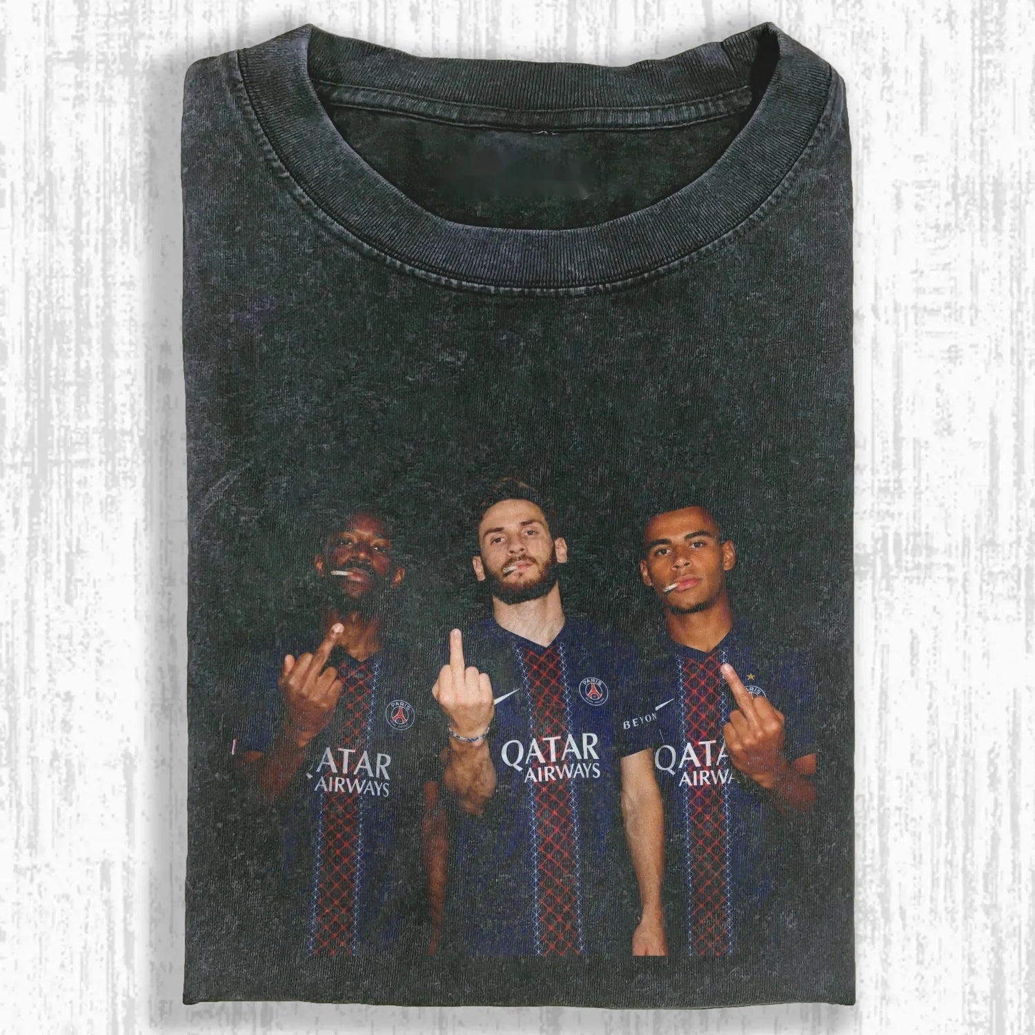 Khvicha Kvaratskhelia ＆ Désiré Doué ＆ Ousmane Dembélé Tee 3.0 - FuseVogue