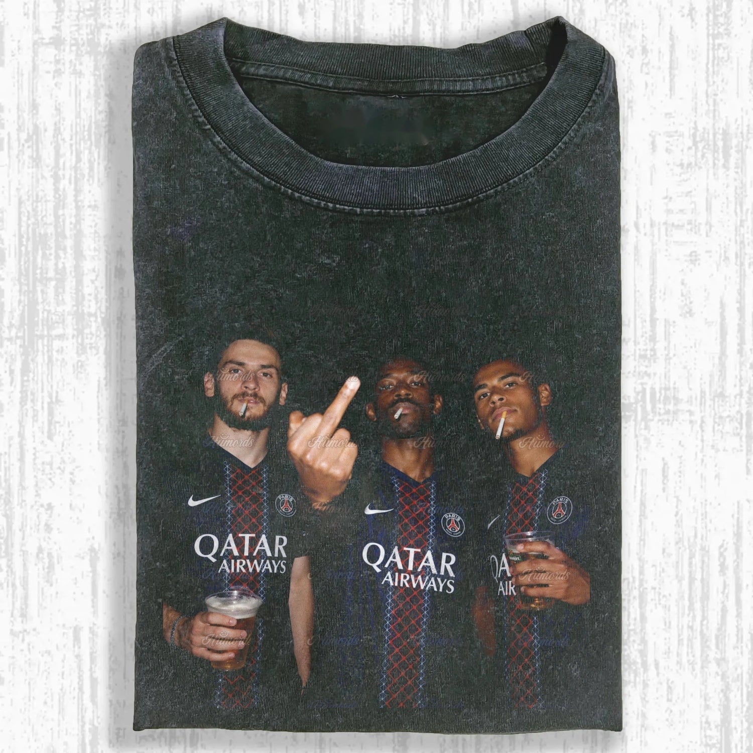 Khvicha Kvaratskhelia ＆ Désiré Doué ＆ Ousmane Dembélé Tee - FuseVogue