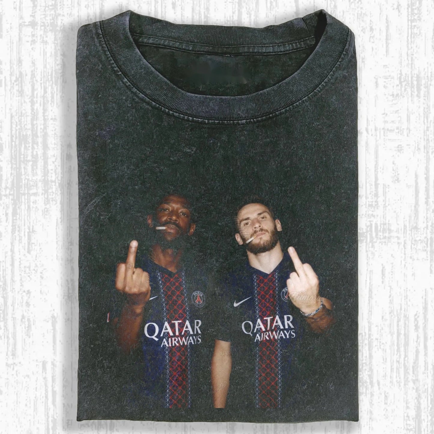 Khvicha Kvaratskhelia ＆ Ousmane Dembélé Tee 2.0 - FuseVogue
