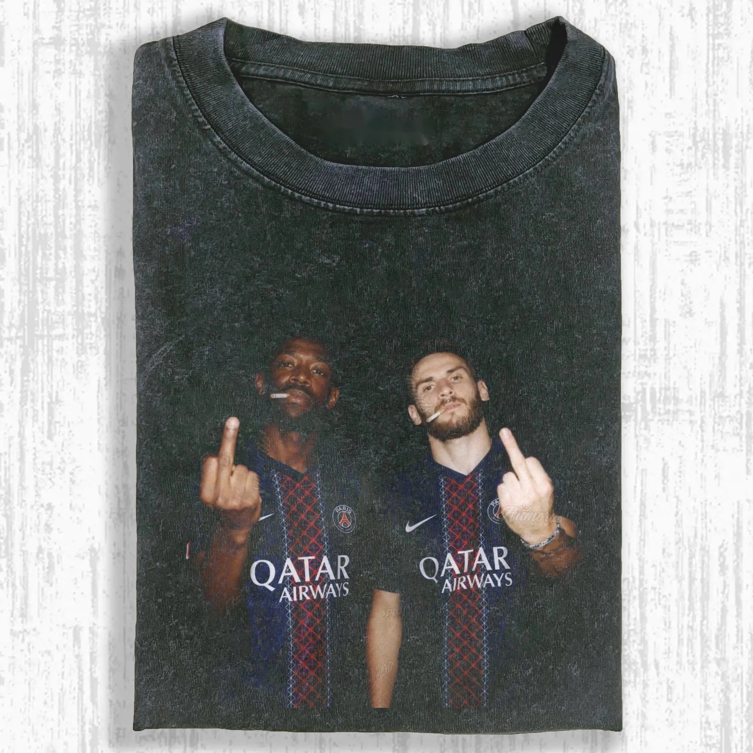 Khvicha Kvaratskhelia ＆ Ousmane Dembélé Tee 2.0 - FuseVogue