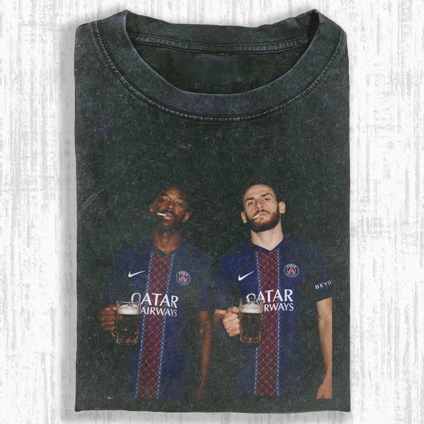 Khvicha Kvaratskhelia ＆ Ousmane Dembélé Tee 3.0 - FuseVogue