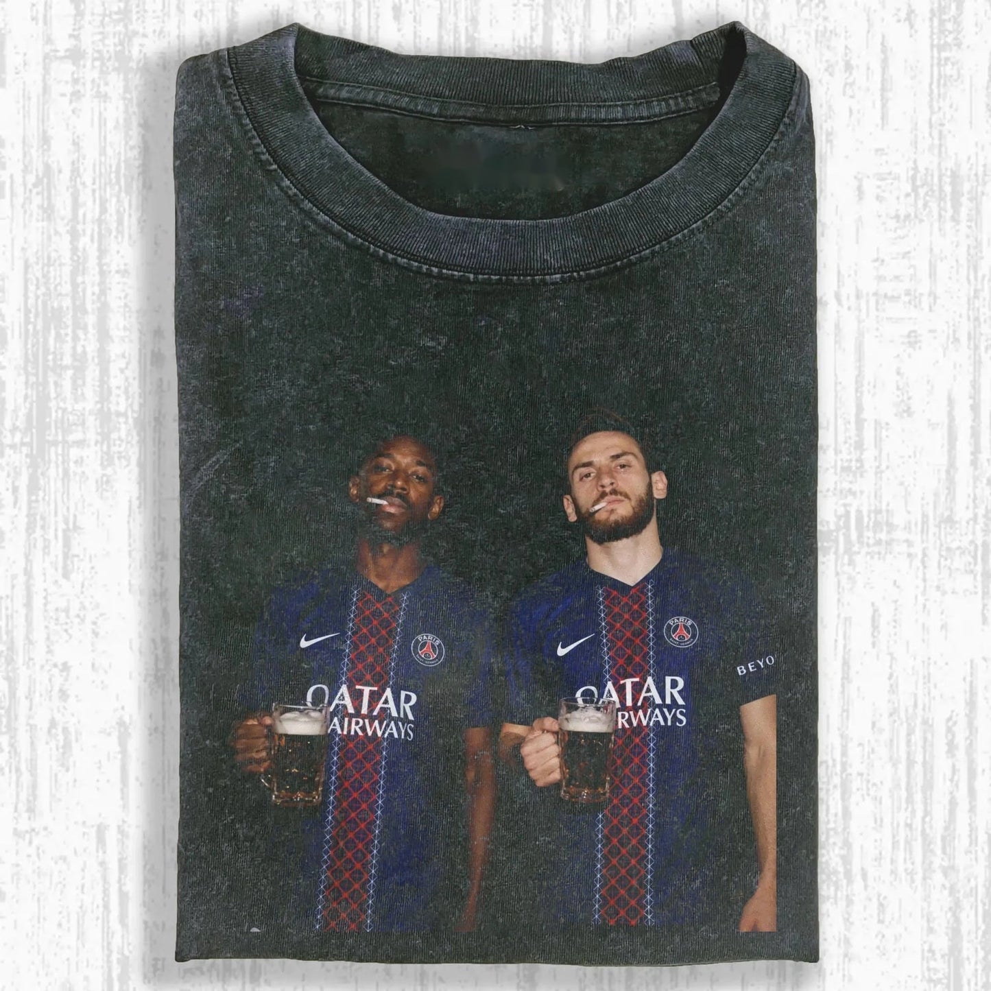 Khvicha Kvaratskhelia ＆ Ousmane Dembélé Tee 3.0 - FuseVogue