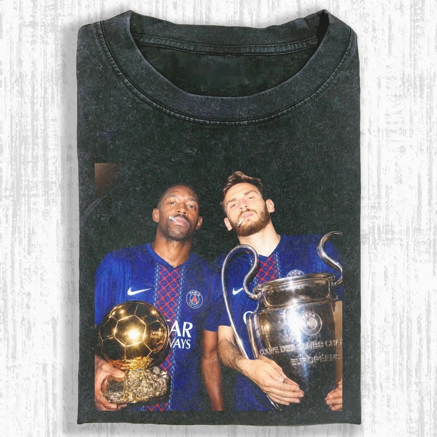 Khvicha Kvaratskhelia ＆ Ousmane Dembélé Tee 5.0 - FuseVogue