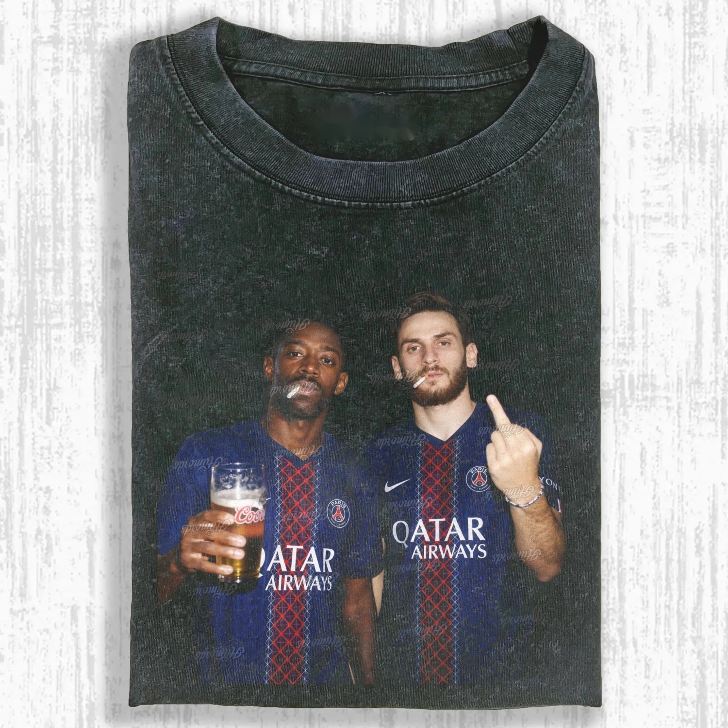 Khvicha Kvaratskhelia ＆ Ousmane Dembélé Tee - FuseVogue