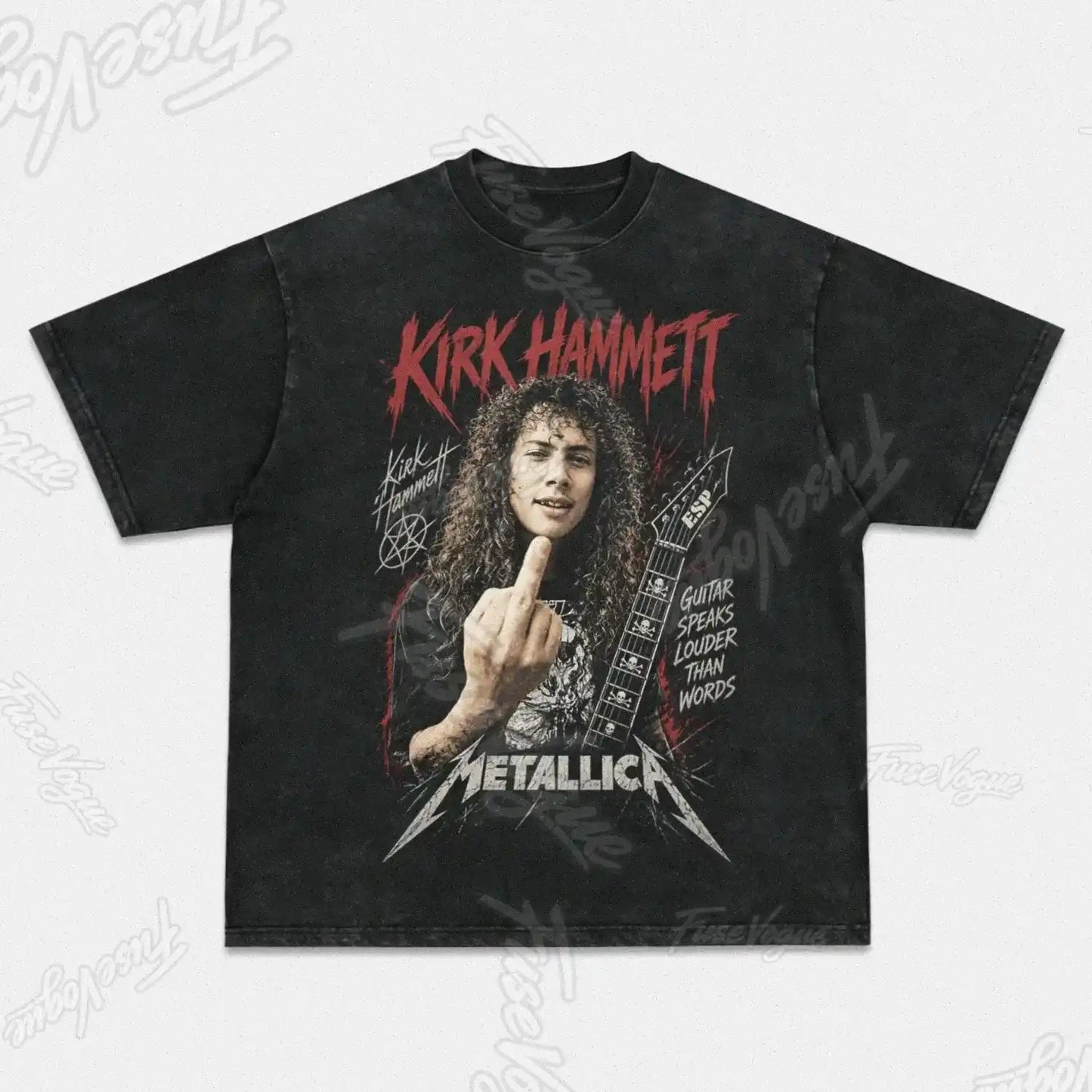 KIRK HAMMETT TEE - FUSEVOGUE