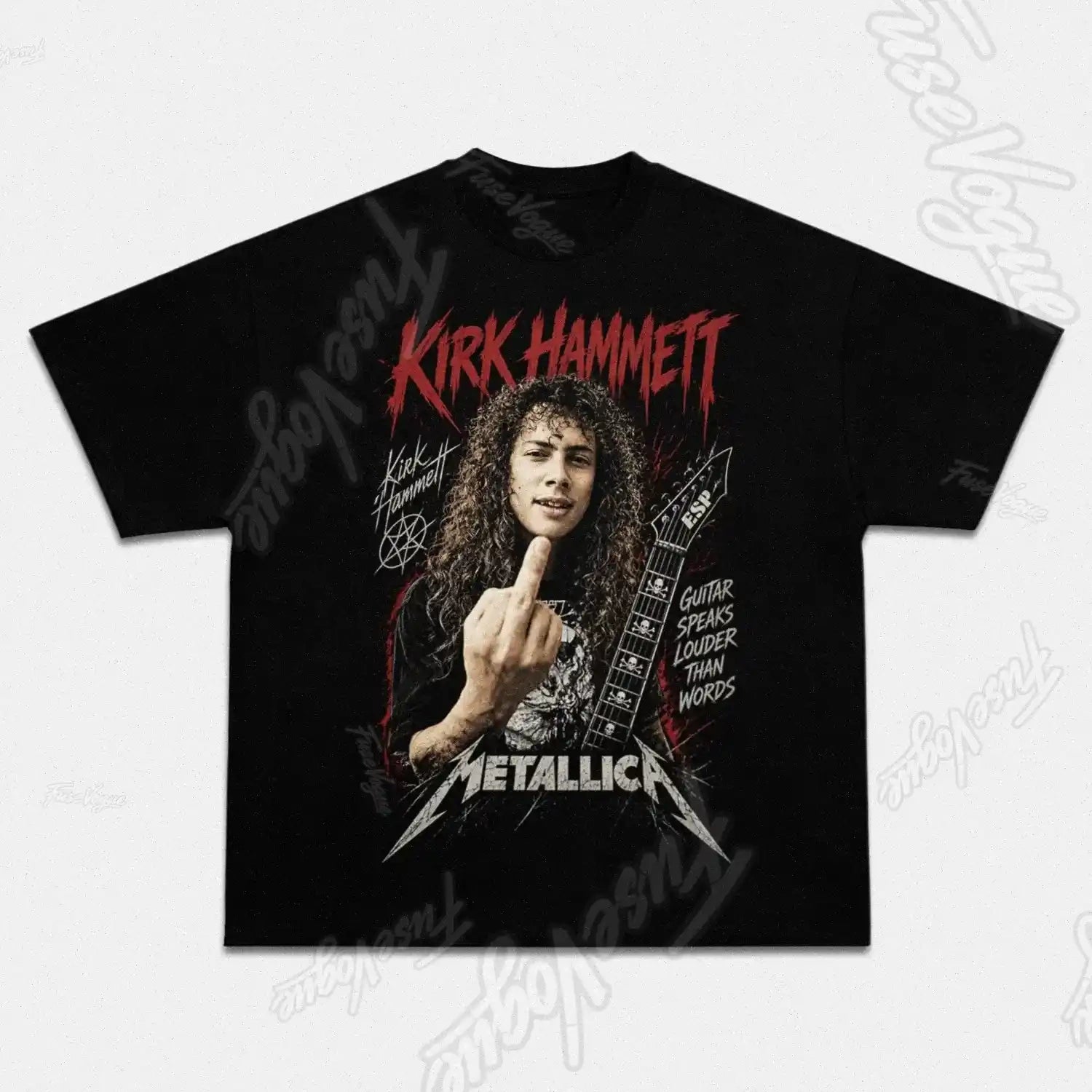 KIRK HAMMETT TEE - FUSEVOGUE