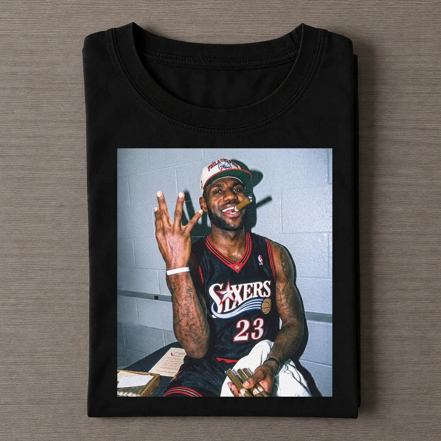 LeBron James 76ers Tee 1 - FUSEVOGUE