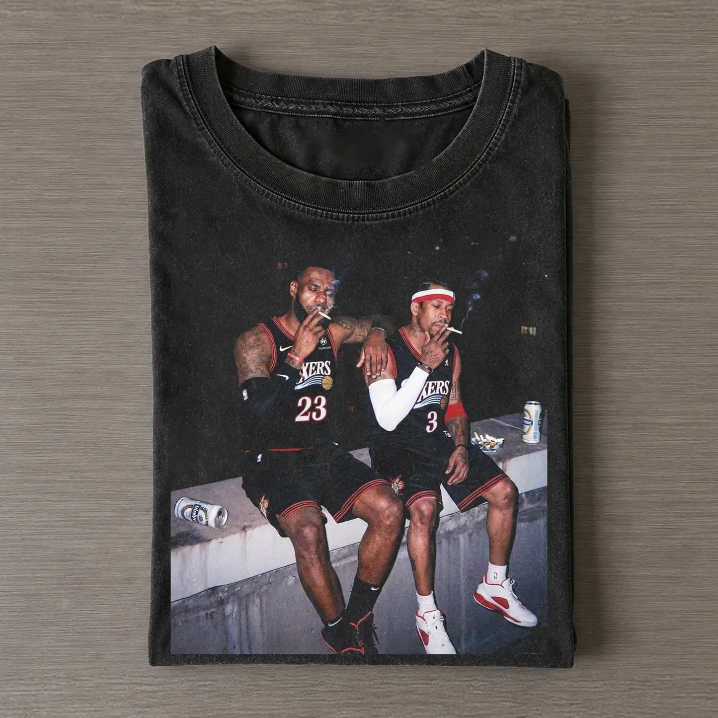 LeBron James & Allen Iverson Funny Tee 1 - FUSEVOGUE