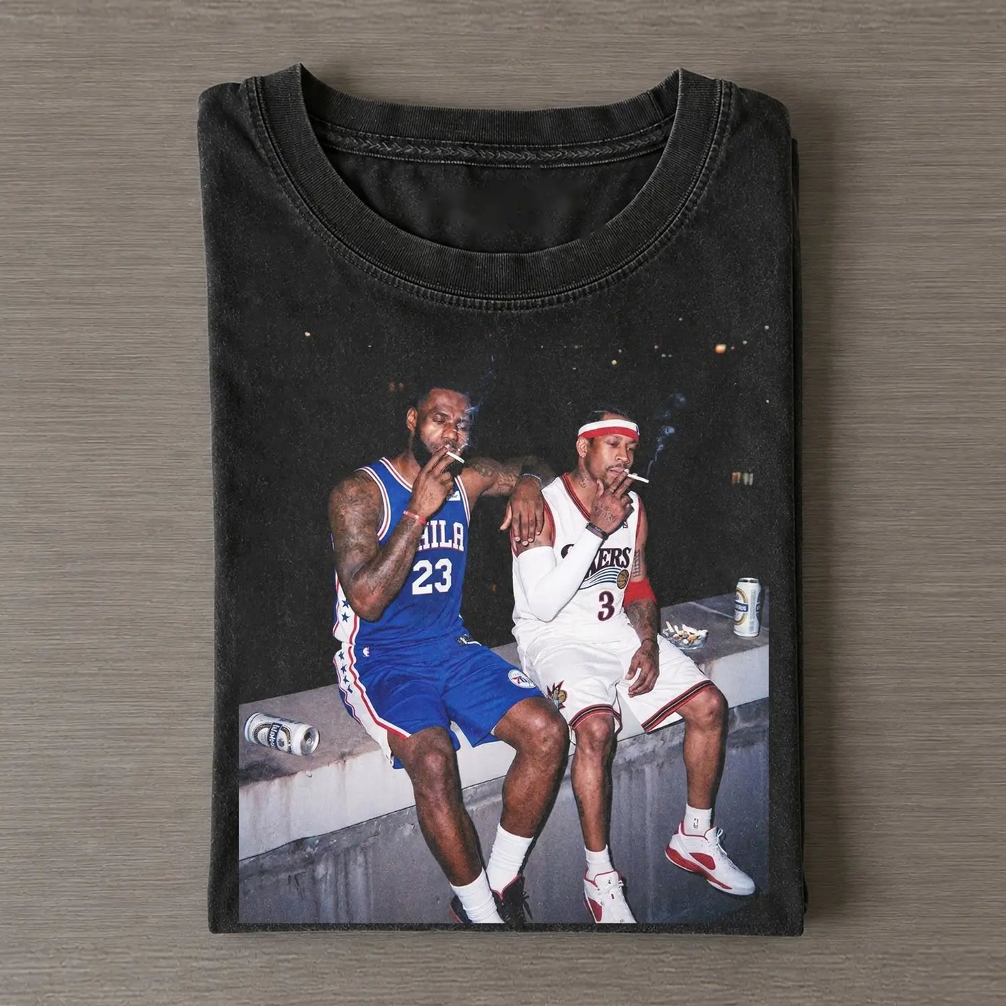 LeBron James & Allen Iverson Funny Tee 2 - FUSEVOGUE