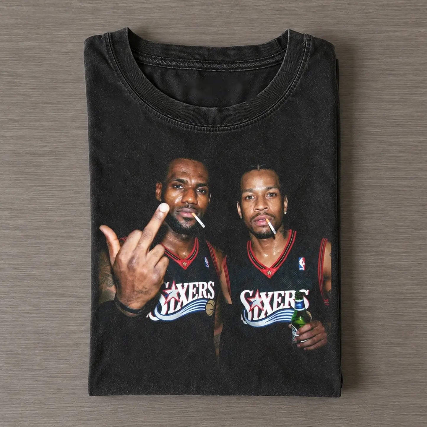 LeBron James & Allen Iverson Funny Tee 3 - FUSEVOGUE