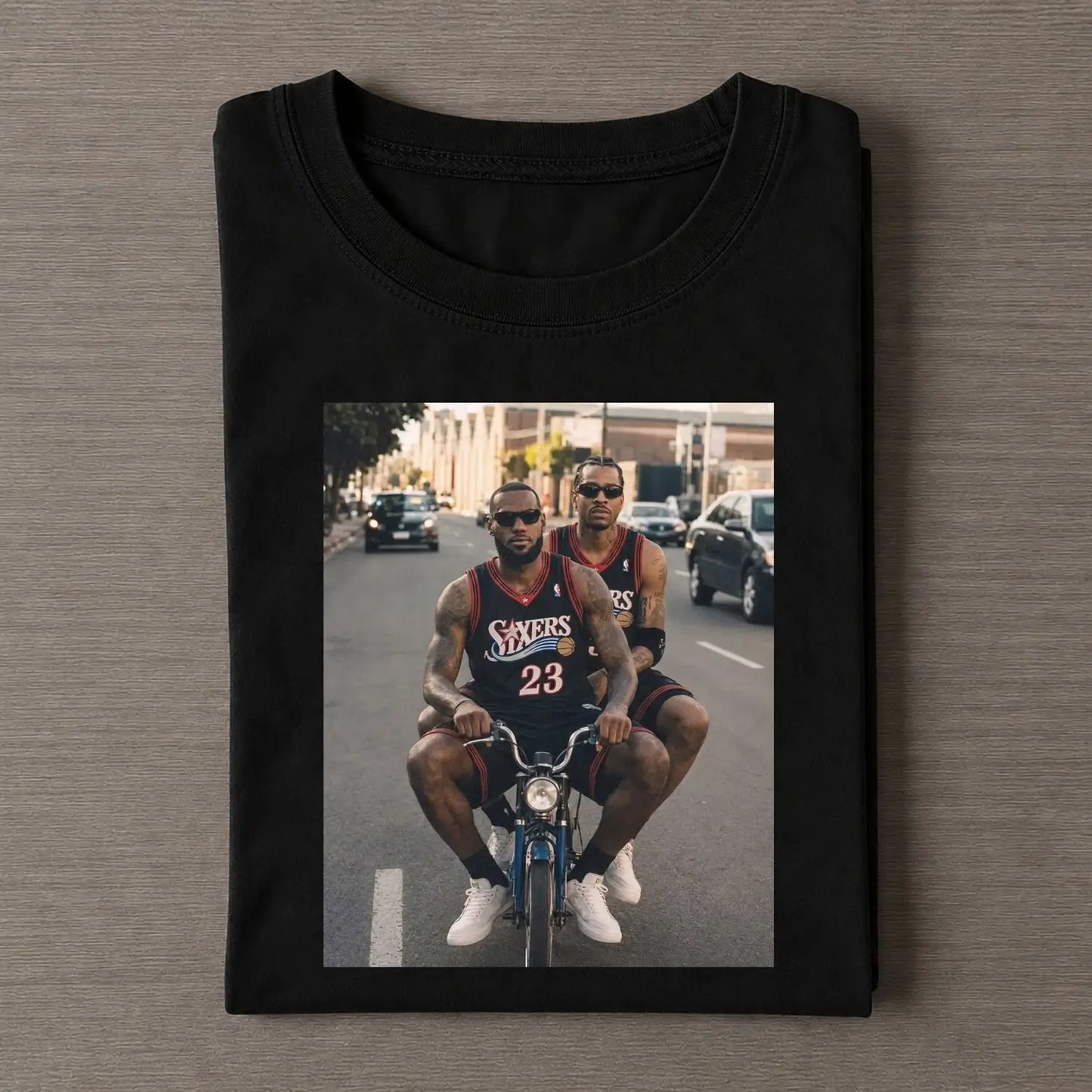 LeBron James & Allen Iverson Funny Tee - FUSEVOGUE