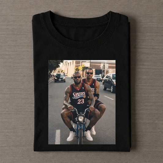 LeBron James & Allen Iverson Funny Tee - FUSEVOGUE