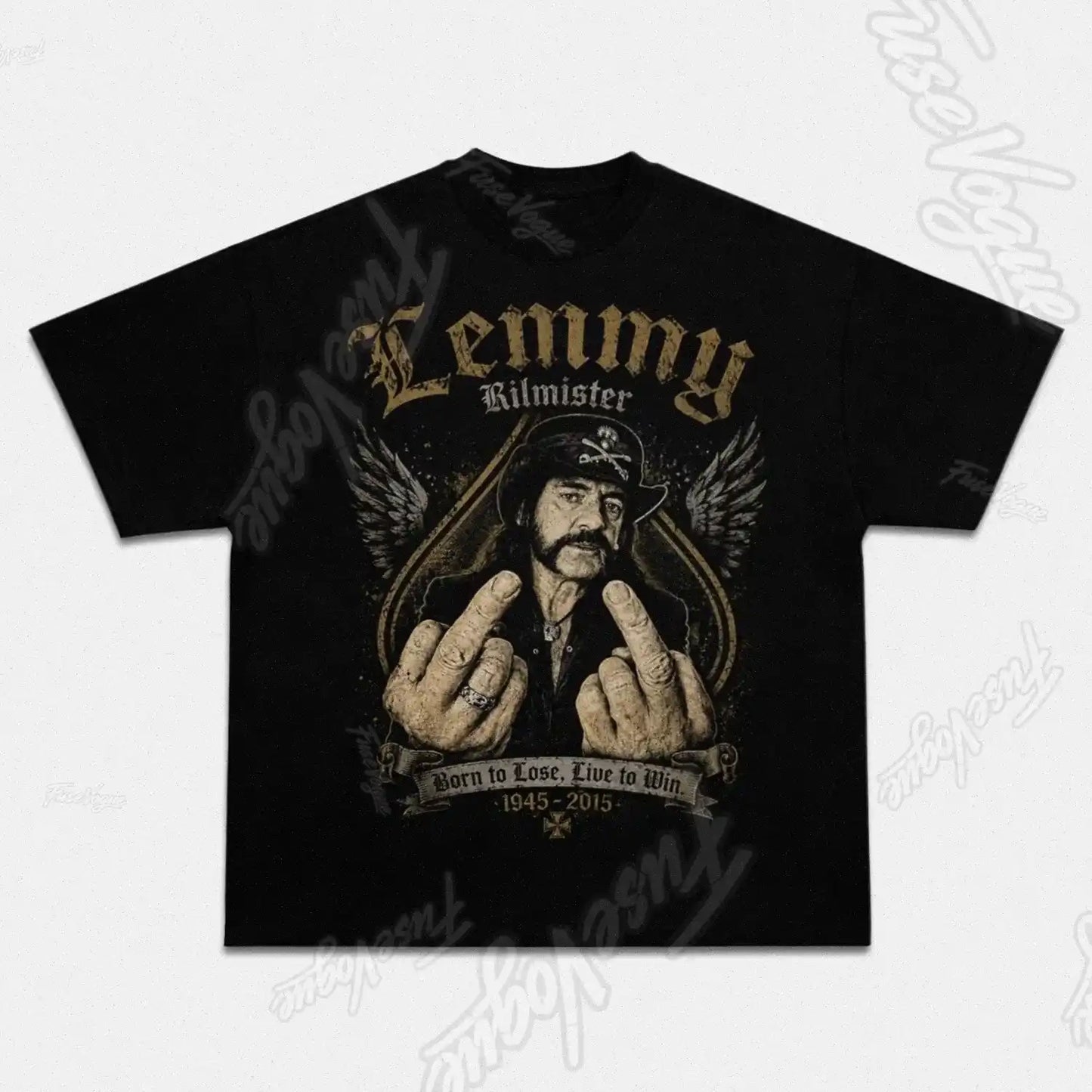 LEMMY KILMISTER VINTAGE TEE - FUSEVOGUE