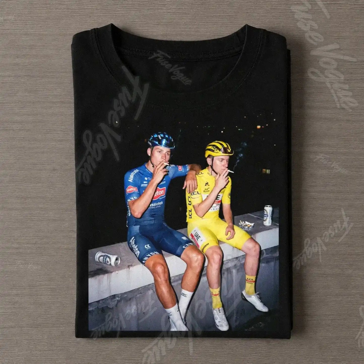 Mathieu van der Poel & Tadej Pogačar 2026 Tee - FUSEVOGUE