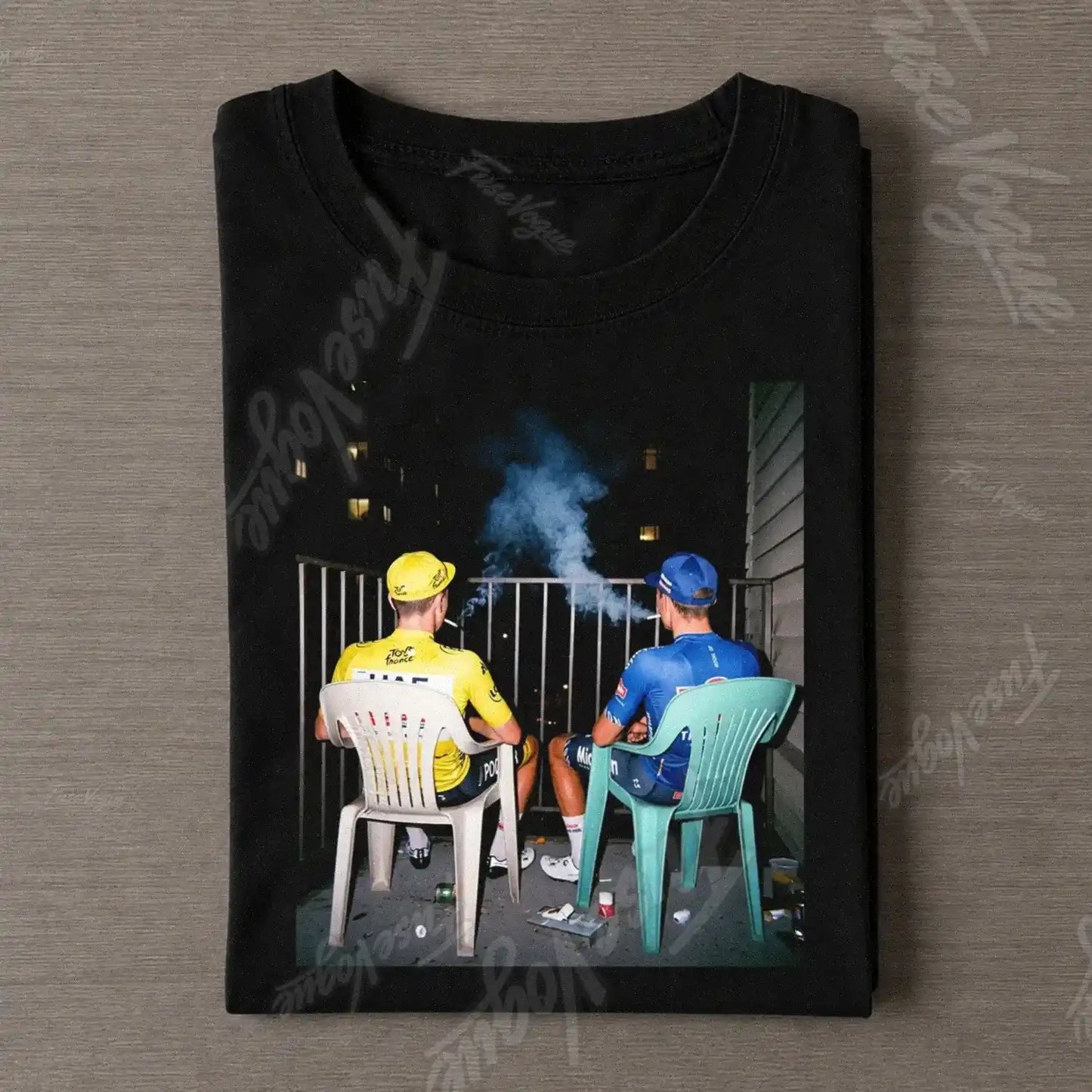 Mathieu van der Poel & Tadej Pogačar Funny 2026 Tee - FUSEVOGUE
