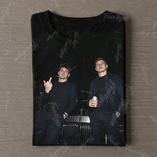 Max Verstappen & Charles Leclerc F1 Tee - FUSEVOGUE