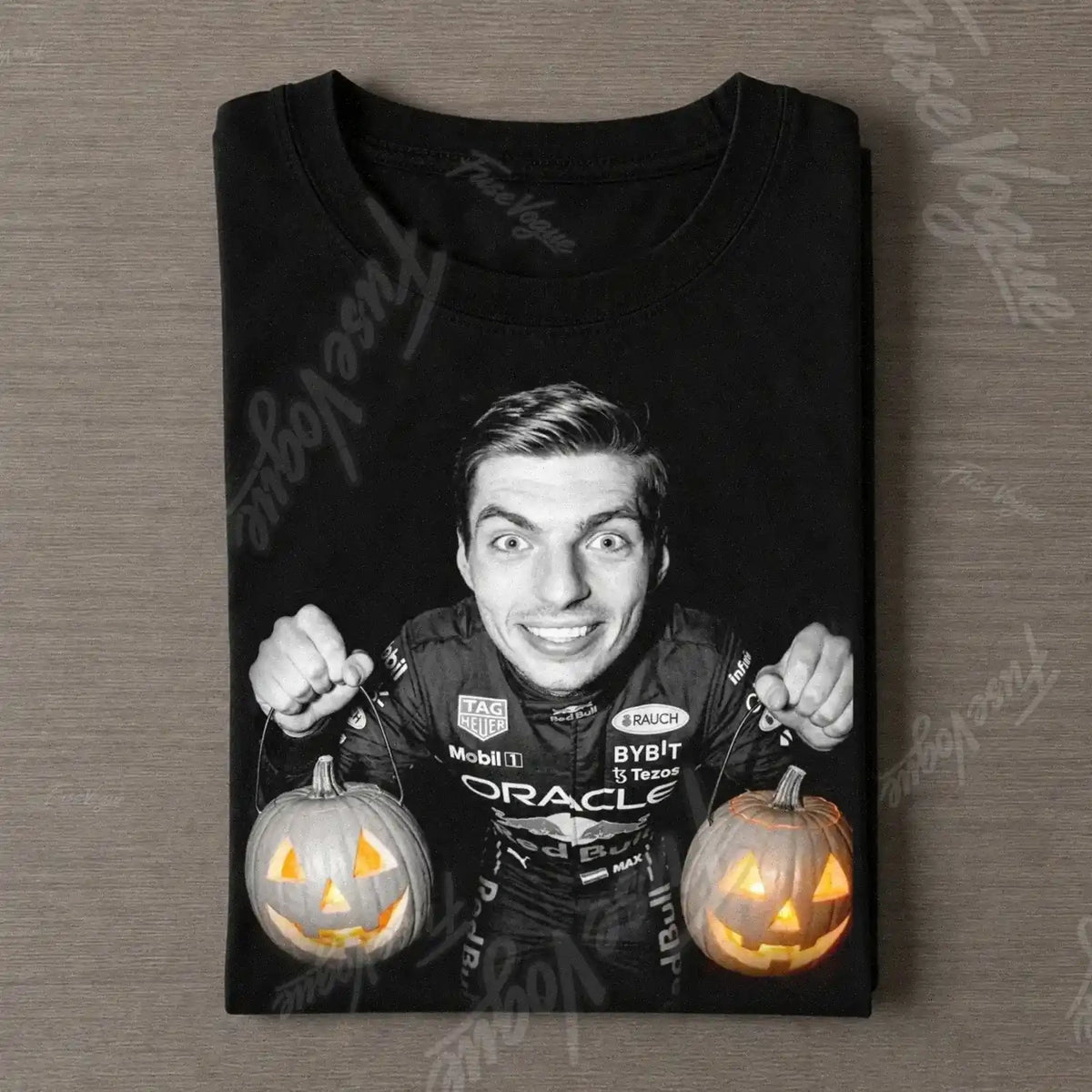 Max Verstappen Halloween Funny Vintage T-Shirt - FUSEVOGUE