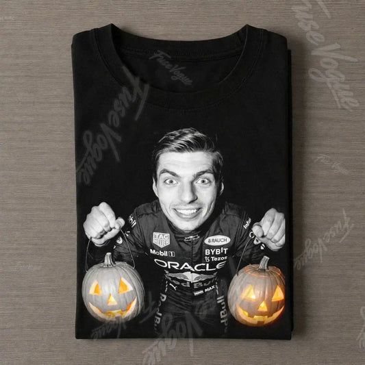 Max Verstappen Halloween Funny Vintage T-Shirt - FUSEVOGUE