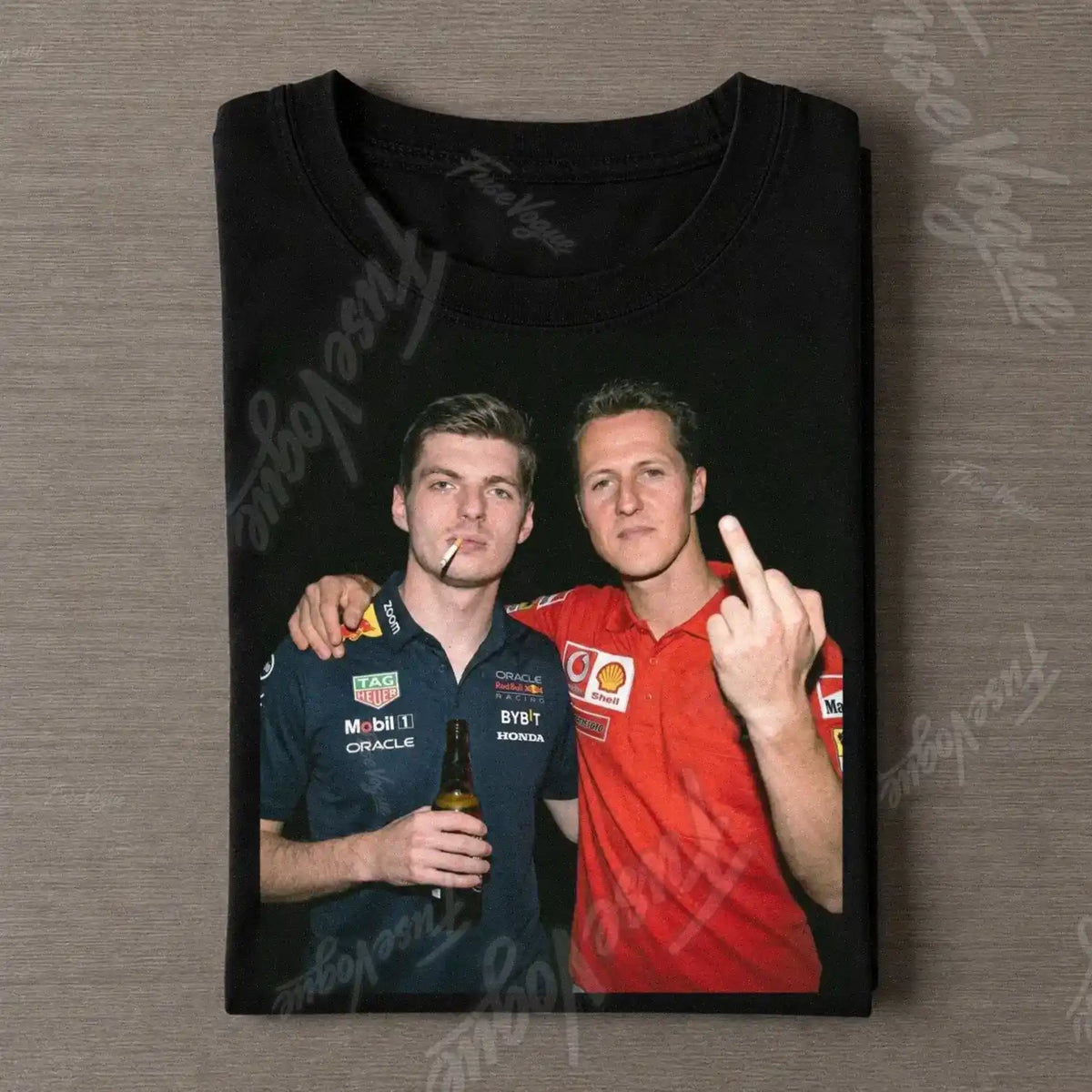 Max Verstappen & Michael Schumacher F1 Racing T-shirt - FUSEVOGUE