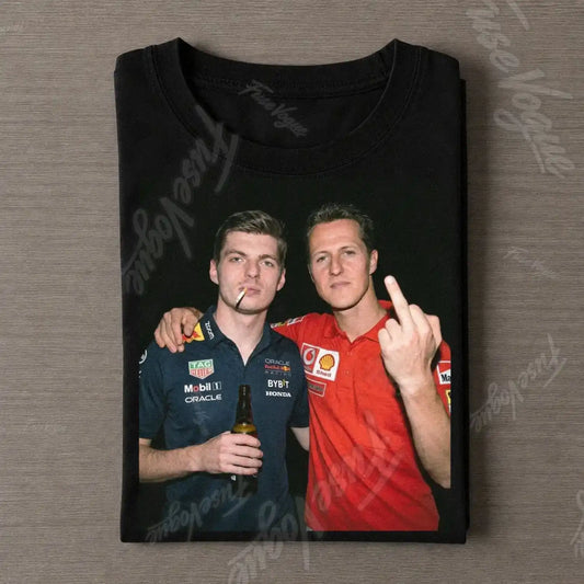 Max Verstappen & Michael Schumacher F1 Racing T-shirt - FUSEVOGUE