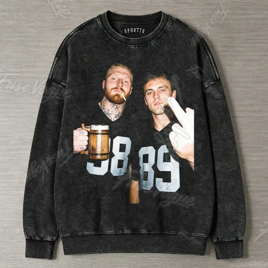 MC98 & BB89 Raiders Football Tee - FUSEVOGUE
