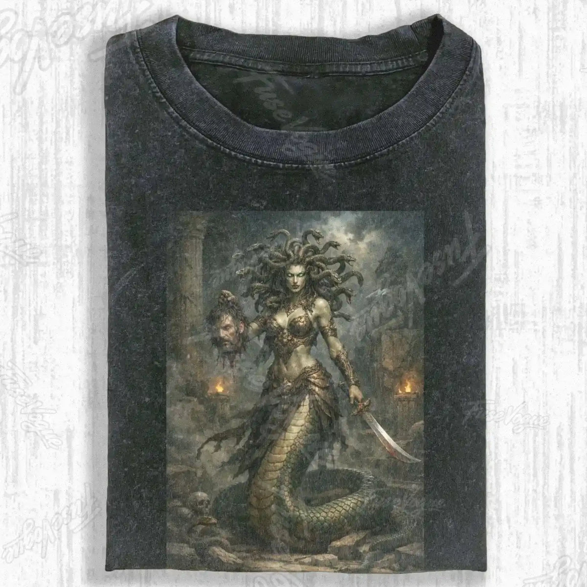 MEDUSA BATTLE FURY T-SHIRT - FUSEVOGUE