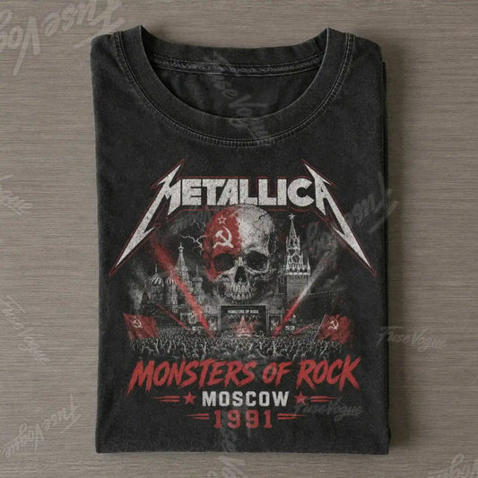METALLICA Monsters of Rock Moscow 1991 Tee - FUSEVOGUE