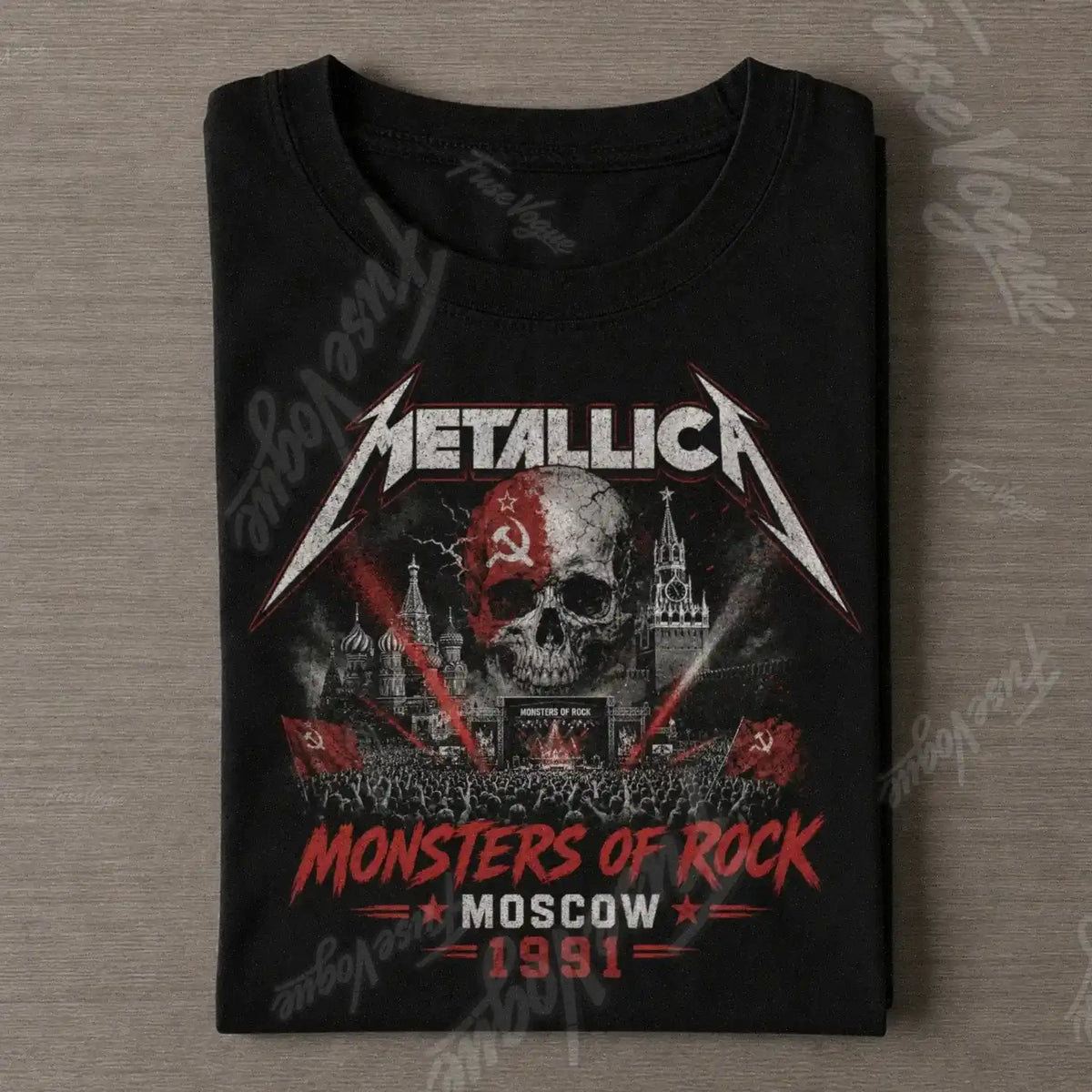 METALLICA Monsters of Rock Moscow 1991 Tee - FUSEVOGUE