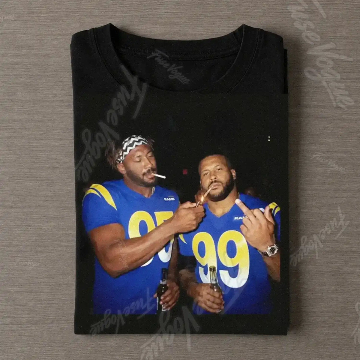 MG & AD LA Rams Football T-shirt - FUSEVOGUE