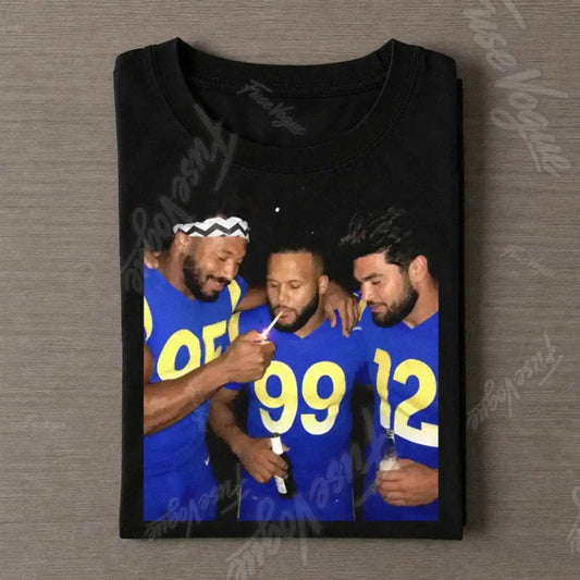 MG & AD LA Rams Football T-shirt - FUSEVOGUE