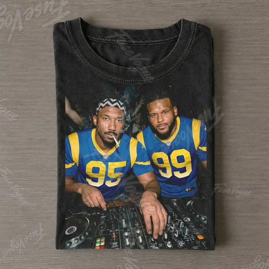 MG & AD LA Rams Football T-shirt - FUSEVOGUE