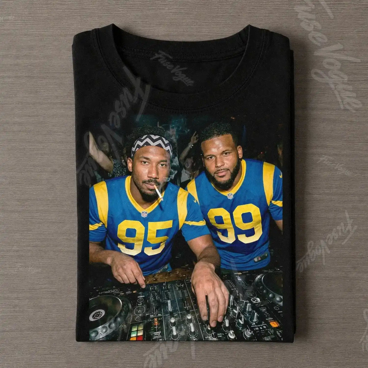 MG & AD LA Rams Football T-shirt - FUSEVOGUE