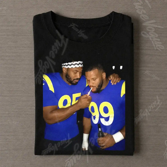 MG & AD LA Rams Football T-shirt - FUSEVOGUE