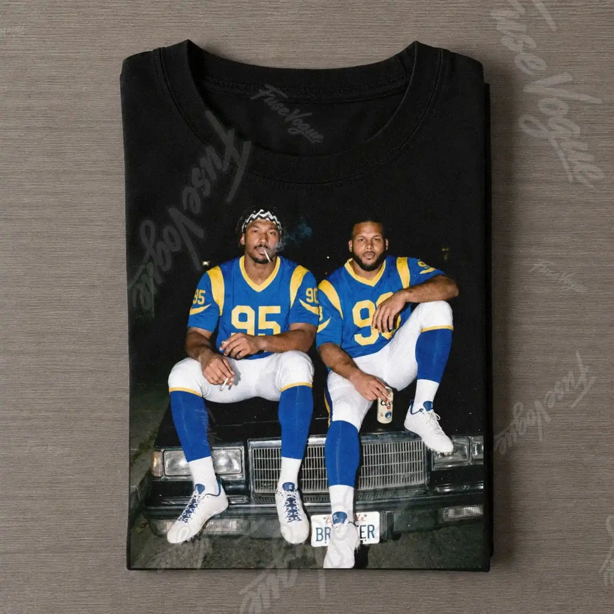 MG & AD LA Rams Football T-shirt - FUSEVOGUE