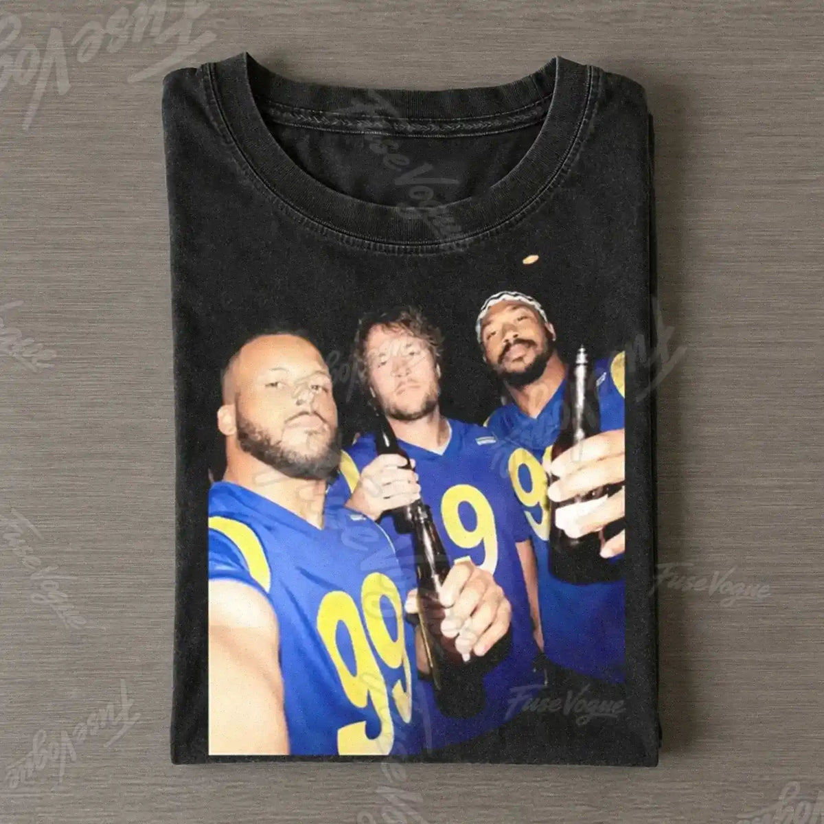 MG & AD & MS LA Rams Football T-shirt - FUSEVOGUE