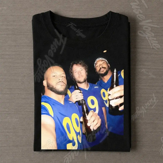 MG & AD & MS LA Rams Football T-shirt - FUSEVOGUE