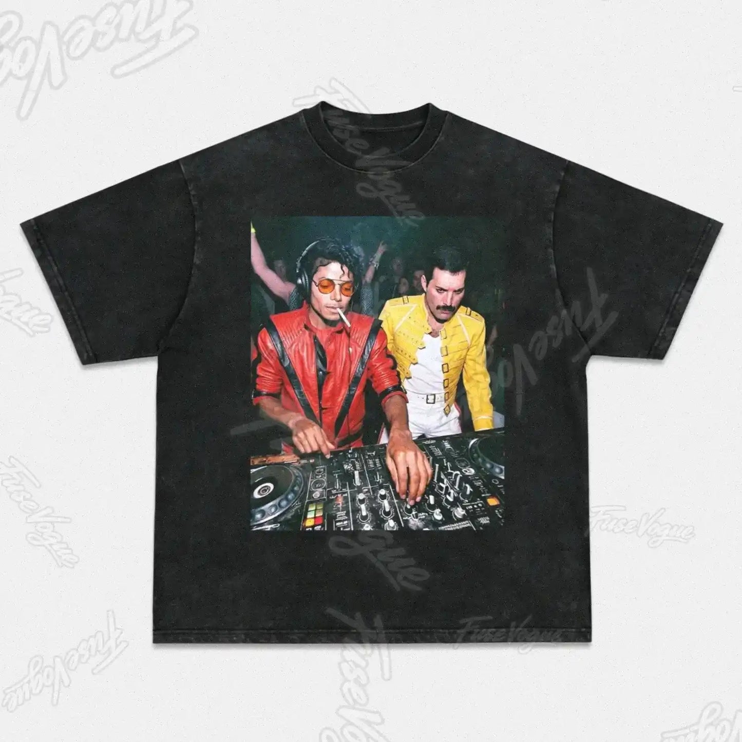 MICHAEL JACKSON & FREDDIE MERCURY TEE - FUSEVOGUE