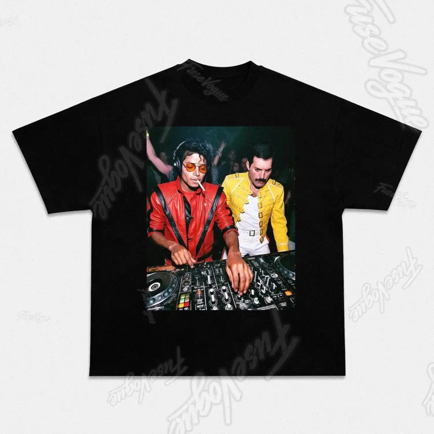 MICHAEL JACKSON & FREDDIE MERCURY TEE - FUSEVOGUE