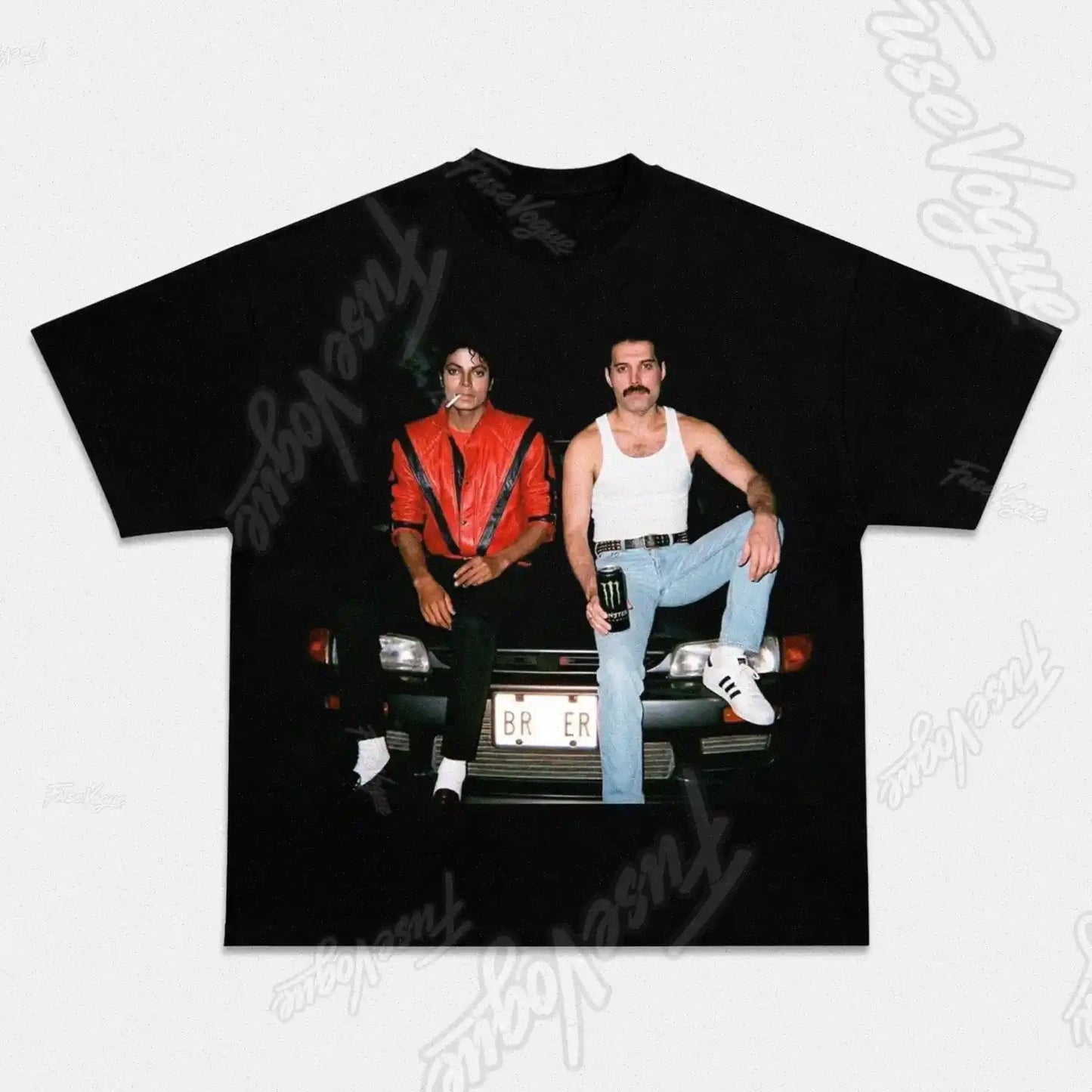 MICHAEL JACKSON & FREDDIE MERCURY TEE - FUSEVOGUE